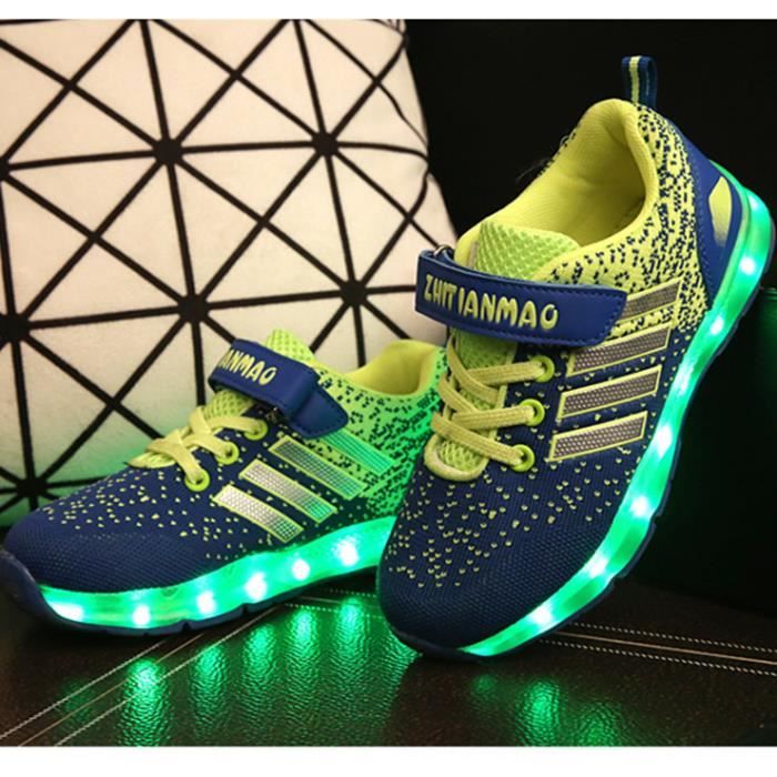 Chaussures De Sport LED Lumineuses Pour Petites Filles - Baskets Bébé Fille Taille 9