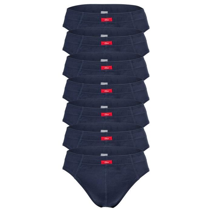 S.Oliver Slip Homme uni s.Oliver Bleu Cdiscount Pr t Porter