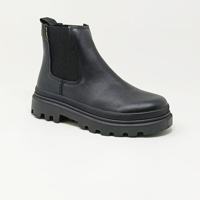 Palladium femme on sale cuir noir