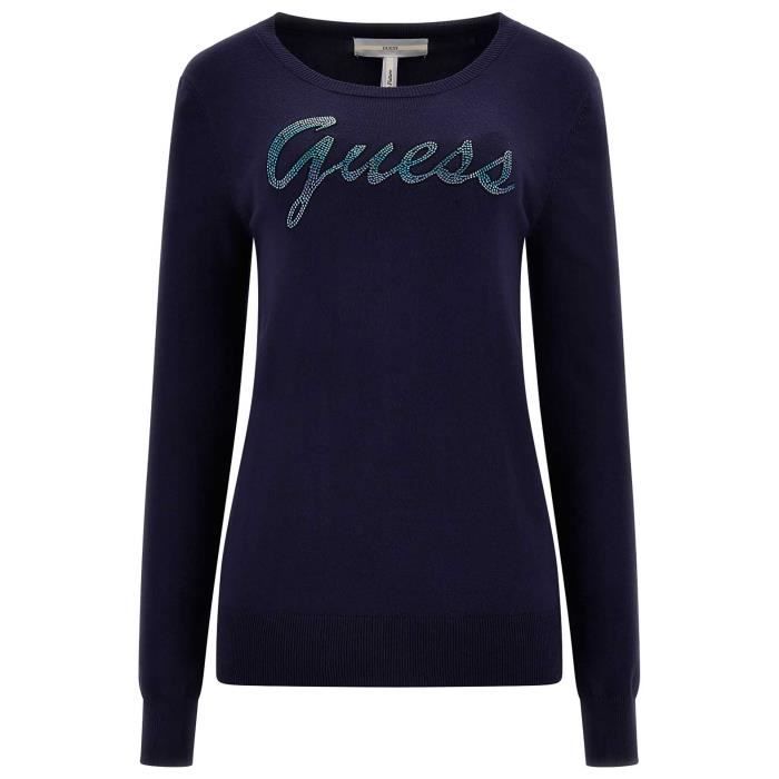 Guess LS RN DIANE TRIANGLE LOGO SWTR - Jersey De Punto - Revival Rose