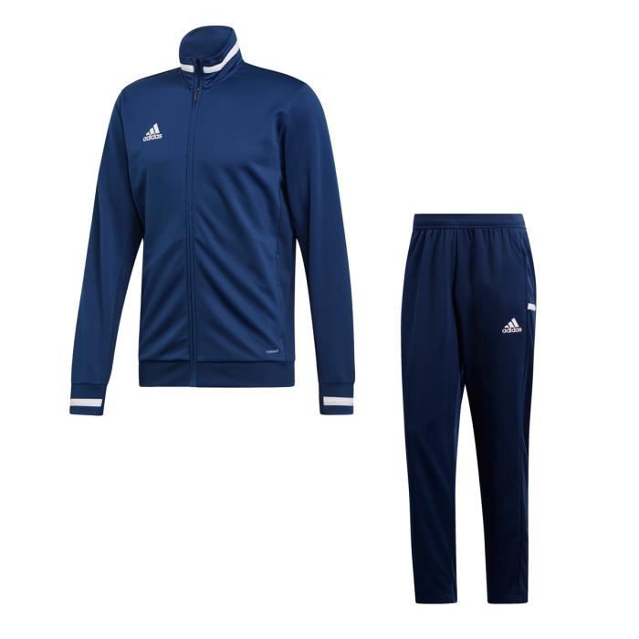 Ensemble de survêtement adidas TEAM 19 pour Homme Blanc BLEU 