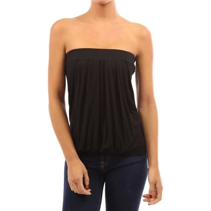 Tee shirt bandeau new arrivals femme