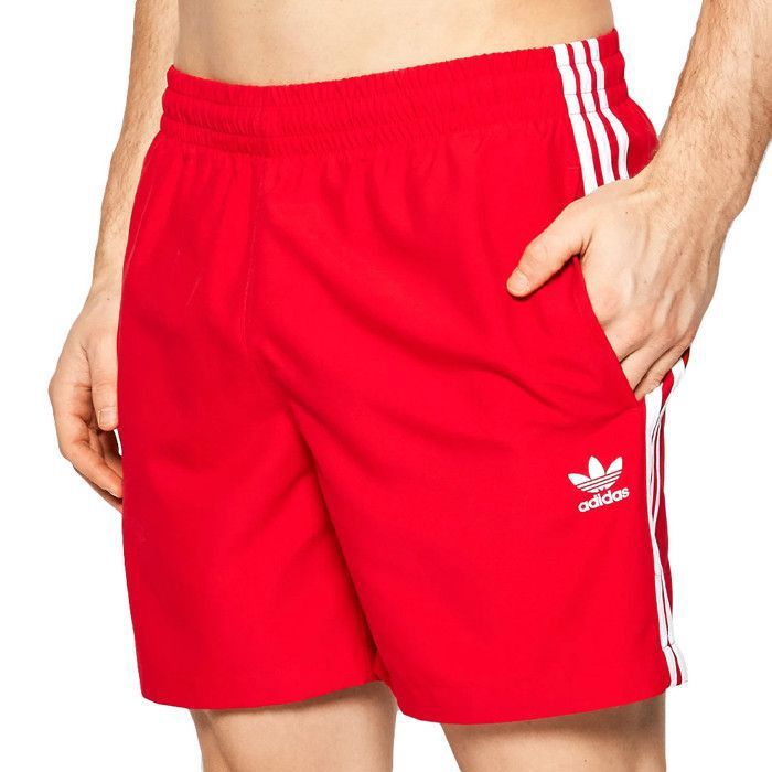 Short adidas shop homme rouge