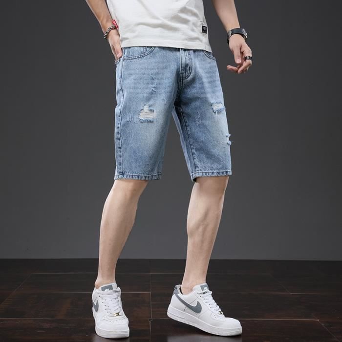 Bermuda en jean sale homme