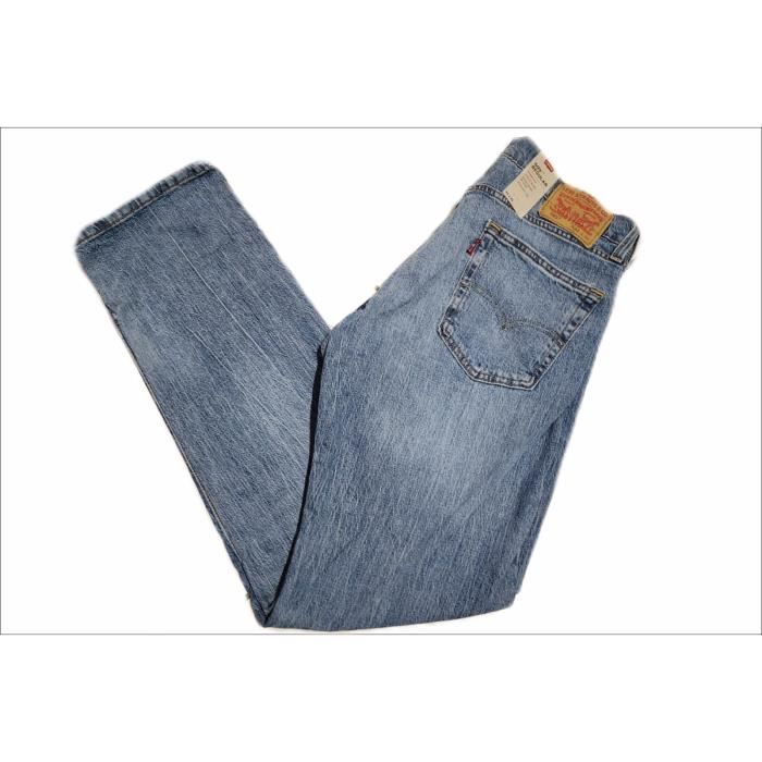 Levi's 505 Regular Fit Straight Jeans Clif Dark Homme BLUE - Cdiscount  Prêt-à-Porter