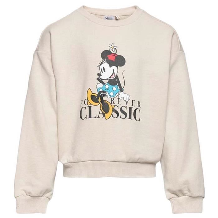 Mickey Life Sweat Fille ONLY - Taille 12 ans - Couleur GRIS Gris