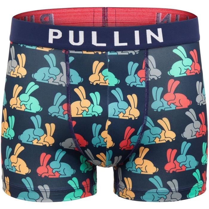 PULL IN Boxer Homme Microfibre LAPINLOVE Noir Multicolore Noir Cdiscount Pret a Porter