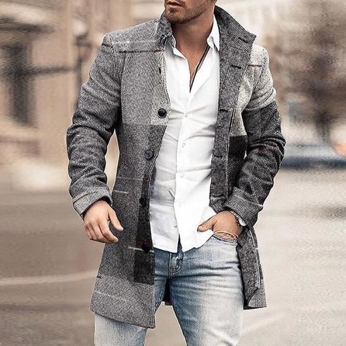 Veste manteau discount pour homme