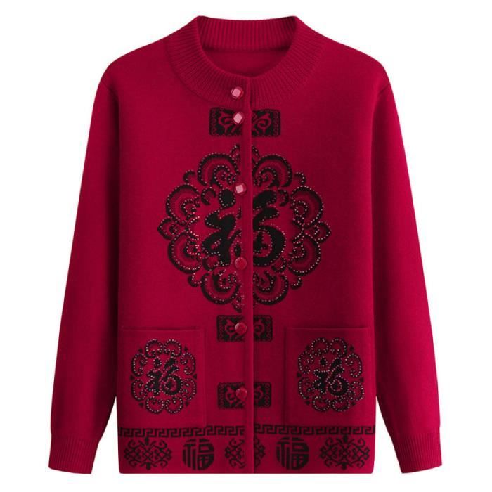 Pull femme personne agee top