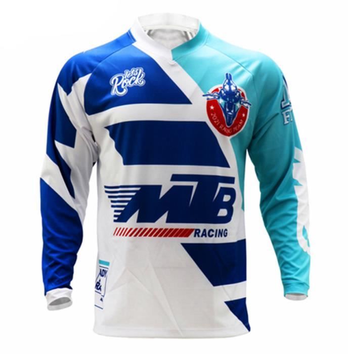 Maillot de cyclisme HISERWA pour homme, manches longues, coupe slim pro aérodynamique, vêtements de cyclisme VTT et route, respirant, séchage rapide, hauts  18