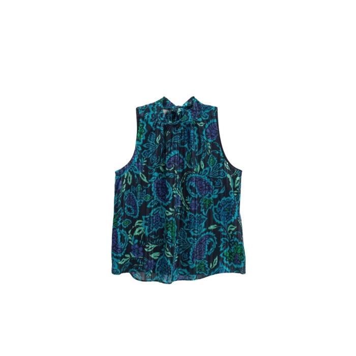 Femmes Boho Débardeurs Été Sans Manches Cami Blouse Dames Gilet T-Shirts Col