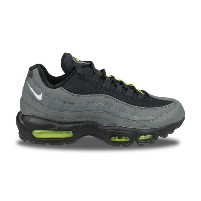 Baskets Nike Air Max 95 Noir Homme Cuir Lacets