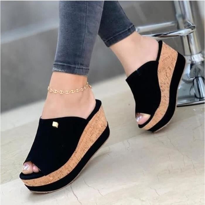 Sandales femme talon 6 cm on sale