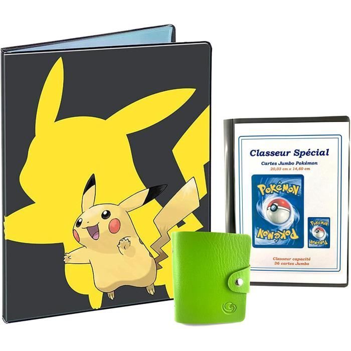 Kit de Rangement N°3 Cartes Pokémon 1 Classeur Portfolio A4 + 1