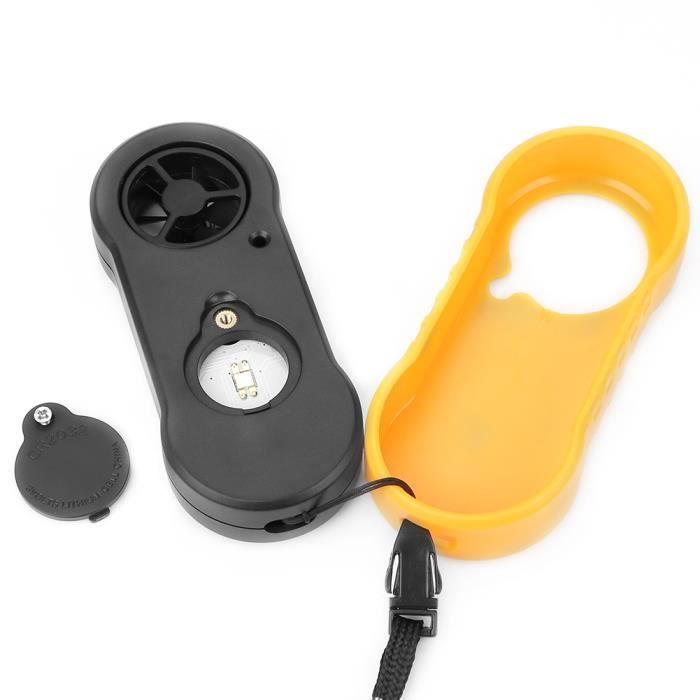 Anémomètre Numérique Portable AIOMEST - Mesure Vent Et Température - Pour Drone, Voile, Pêche - Modèle AI-816B