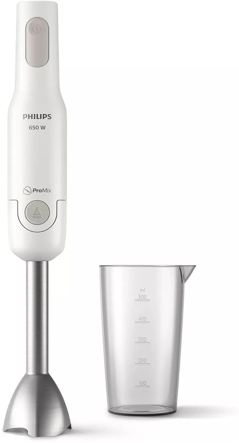 Mixeur plongeant - PHILIPS - HR2534/00​ - ProMix Daily Série 3000 - 650W - Blanc