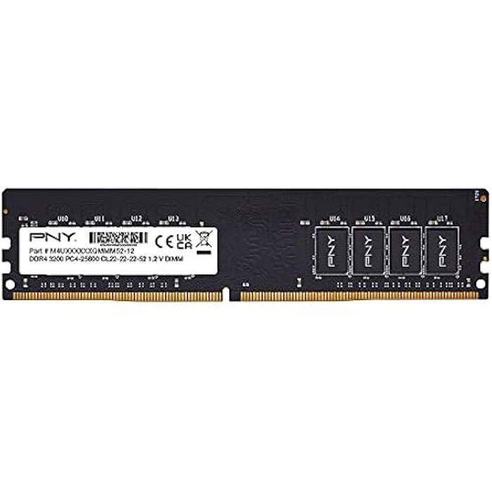 PNY MD16GSD43200 TB 1 x DDR4 3200 MHz 288 pin DIMM 1 x 3200 MHz RAM DDR4 DIMM Mémoire vive - vue 4
