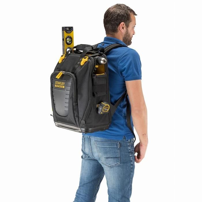 Sac à dos STANLEY Quick Access FatMax - FMST1-80144 - Noir - Tissu résistant 600x600 deniers Sac à dos STANLEY Quick Access FatMax - FMST1-80144 - Noir - Tissu résistant 600x600 deniers