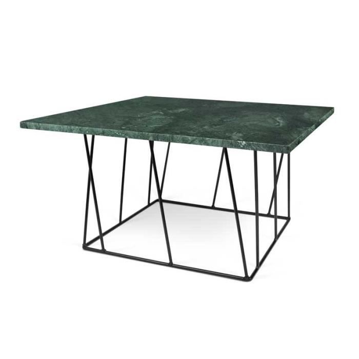 Table Basse Carree Metal Marbre Vert Cationa L 75 X L 75 X H 40 Achat Vente Table Basse Table Basse Carree Cdiscount