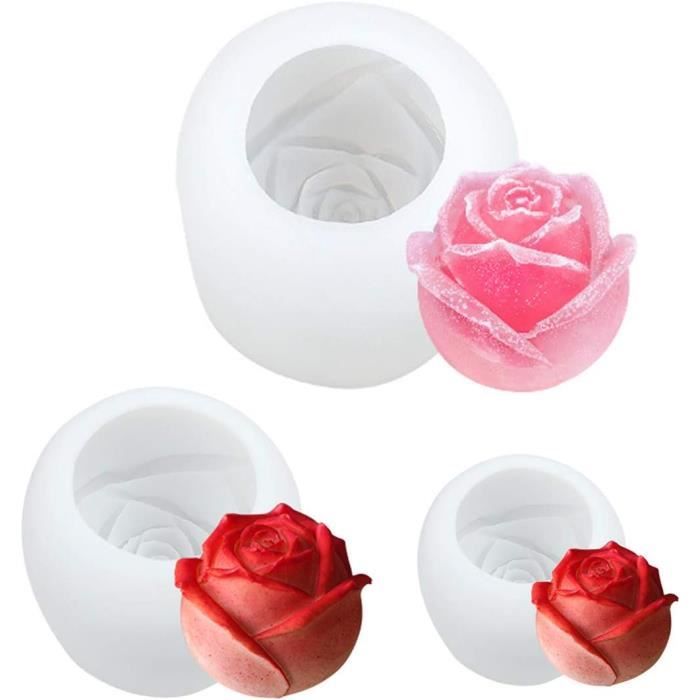 Bac à Glaçons 3D En Forme De Rose Pour Réfrigérateur, Eau, Bière