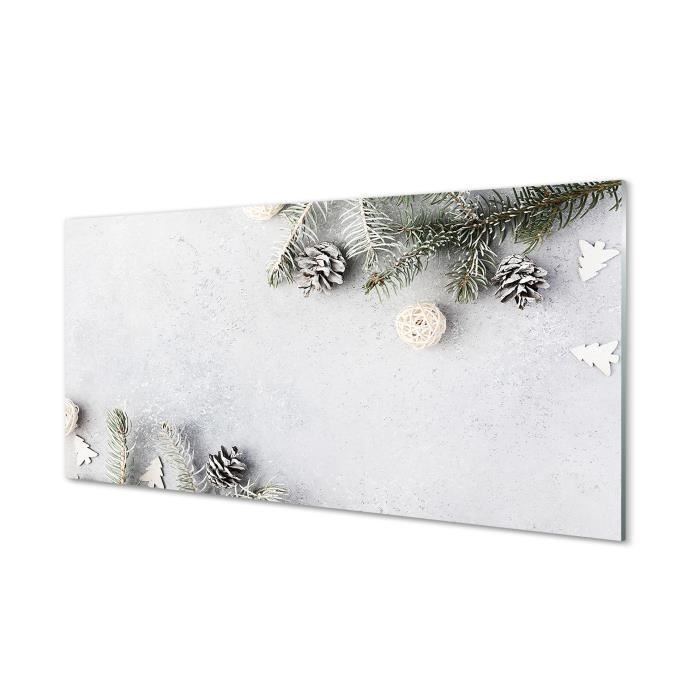 Crédence Cuisine En Verre Trempé 4 Mm – Motif Cascade, Dimensions Personnalisables (ex: 90x70 Cm)