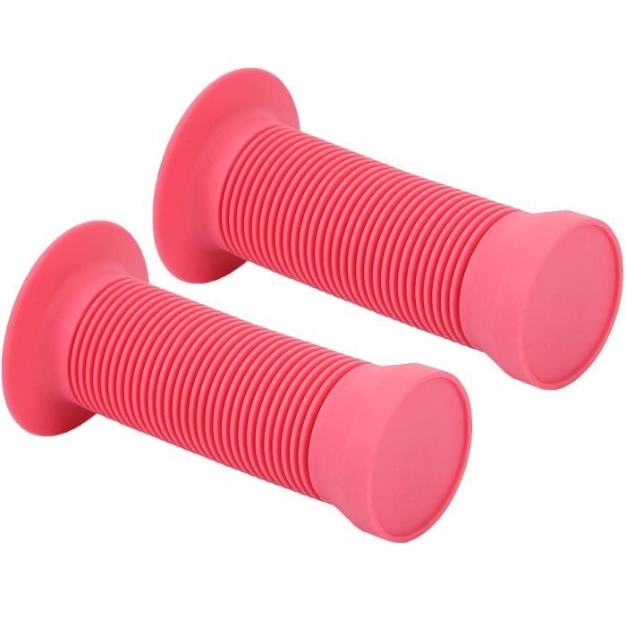 Poignées De Guidon Antidérapantes Pour Enfant – Caoutchouc Imperméable, 7 Couleurs, Pour Vélo/tricycle/scooter