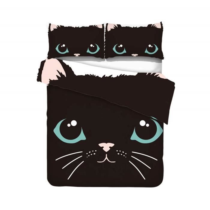 Parure De Lit Tete De Chat Noir Housse De Couette Noir Chat Noir Usse De Couette Taies D Oreiller Drap Single 140x210cm 3 Pcs 04 Achat Vente Housse De Couette Et Taies Cdiscount Parure De Lit Tete De Chat Noir Housse De Couette Noir Chat Noir Usse De Couette Taies D Oreiller Drap Single 140x210cm 3 Pcs 04 Achat Vente Housse De Couette Et Taies Cdiscount