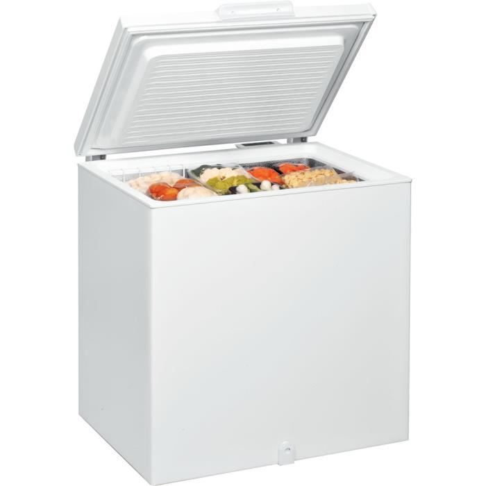 Whirlpool WHS2122, Coffre, 204 L, 15 kg-24h, SN-T, A+, Blanc