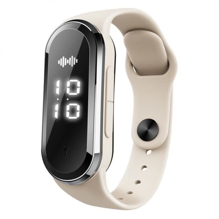 Bracelet Réveil Vibrant RANJIMA – étanche IP67, 10 Alarmes, Pour Enfants Et Adultes, Réveil Silencieux Discret