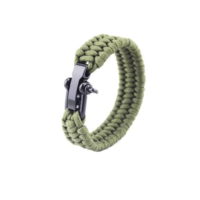 Bracelet De Survie Paracord 7-Cœurs - Réglable Et Résistant Pour Sport Et Outdoor