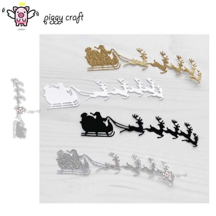 13Pcs Merry Christmas Pochoirs Matrices De Découpe Métal Sapin Père