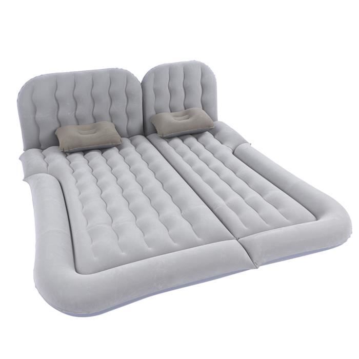 Matelas Gonflable Pour Coffre Peugeot Expert - Lit De Camping Voiture, 6 Chambres Séparées, PVC (Gris) - 9