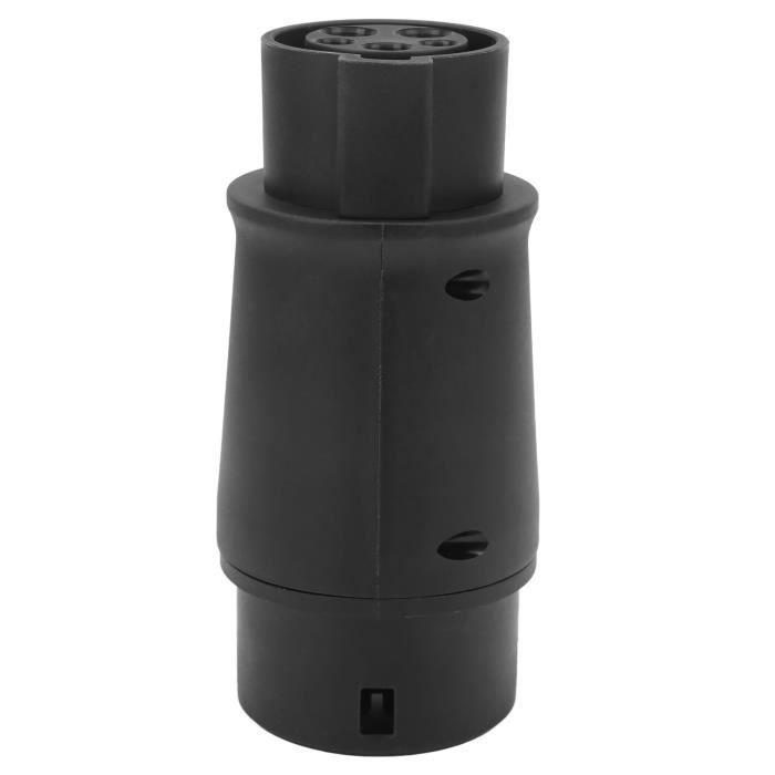 AOHEWEI Adaptateur Type 2 Vers Schuko 16A 3,5kW - Chargeur Voiture Électrique Prise Latérale