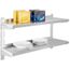 Étagère Murale Rangement Cuisine Royal Catering RCTR-150 - 150 Cm Inox, Design Moderne, Grande Capacité