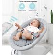 Balancelle Transat bébé électrique Multifonctionnel Vibrant et Musical Bleu - UK Stock-1