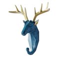 PATERE,Gold Elephant--Crochet de manteau suspendu Animal nordique 1 pièce, crochet mural sans poinçon tête de cerf porte clés, range-1