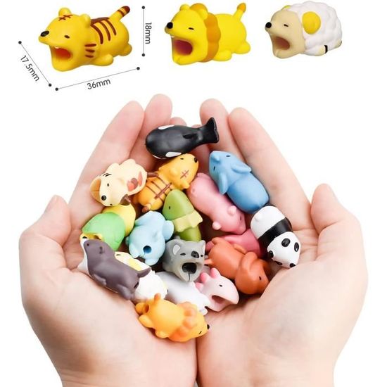 Manchons Silicone Anti-perte Pour Câble Charge - Adaptateur Micro USB, Crayon, 2 Pièces