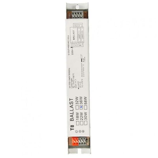 Ballast électronique T8 36W Kooast - Pour Tube Fluorescent, Démarrage Rapide, Silencieux