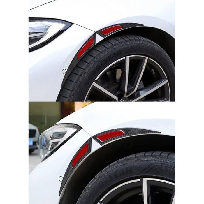 Bandes Anti-collision Pour Passages De Roue - 2 Pièces Noires Universelles 41,5 Cm - Autocollantes, Résistantes Aux Intempéries, Protection Contre Les Chocs