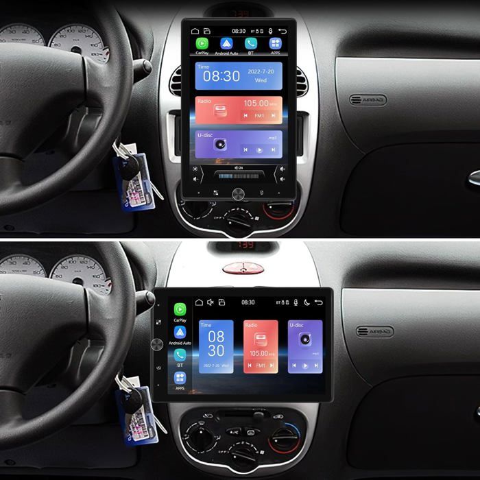 Autoradio Android 13 Pour Jeep Compass 2017-2019 – 10,1" – CarPlay/Android Auto – GPS/WiFi/Bluetooth - 13