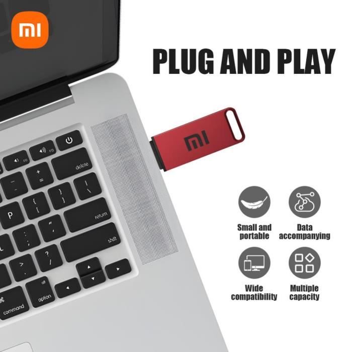 Gris 512 Go-Xiaomi-Clé USB 3.1 d'origine, clé USB haute vitesse, clé USB en  métal, clé USB Type-C, clé USB po - Cdiscount Informatique