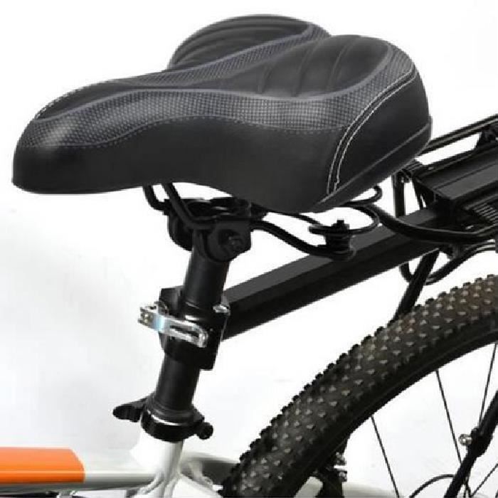 Selle Vélo Confort douillette Noir Utilisation Durable Siège Saddle Bicycle  Sport Noir HB056 - Cdiscount Sport
