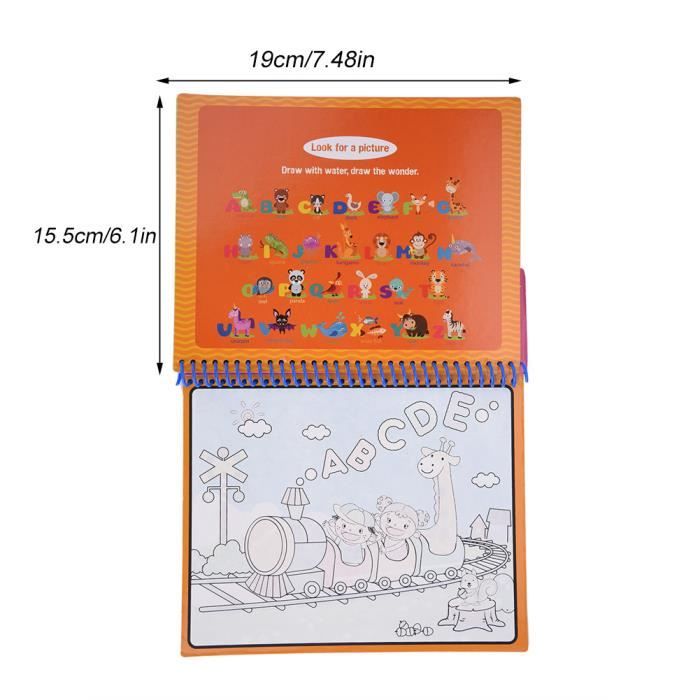 Livre de coloriage réutilisable | Livre de Peinture de marqueur Magique Livre de coloriage réutilisable | Livre de Peinture de marqueur Magique