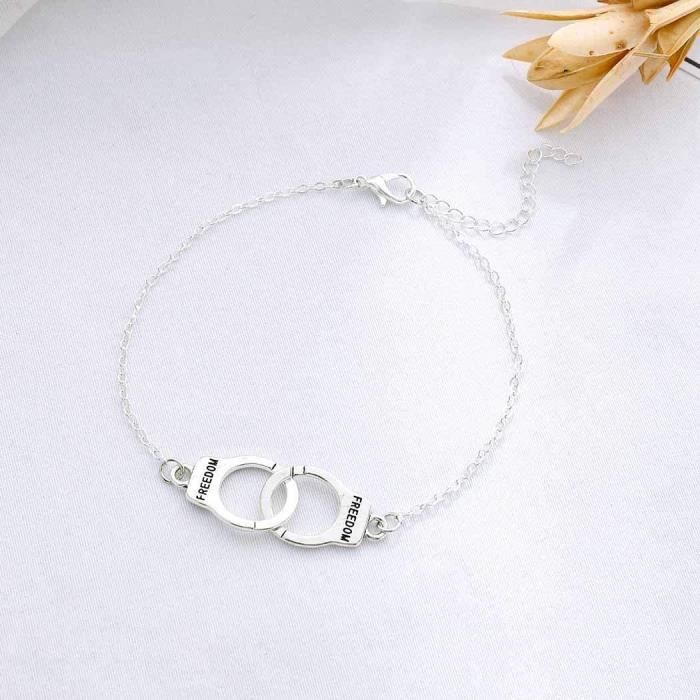 Bracelet De Cheville Chaîne étoile De Mer - Alliage Argenté, Taille Libre - Bijou Pied Femme Et Fille