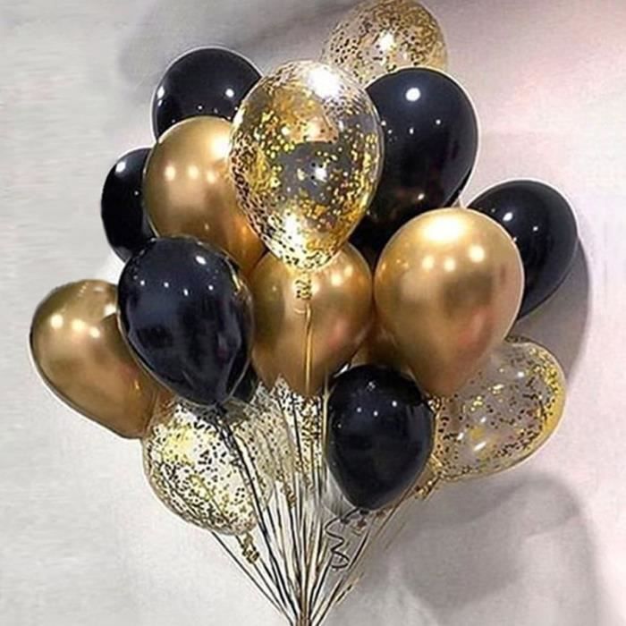 Ballon Joyeux Anniversaire Glossy Ø 30cm 6 Pièces - Articles festifs 