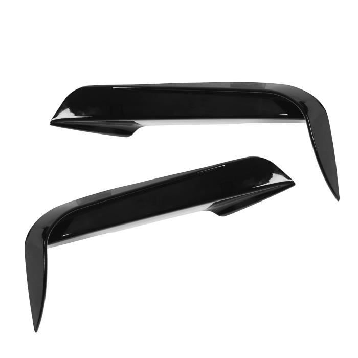 Canard De Pare-chocs Avant 2 Pièces Noir Brillant - Spoiler Grille Aération Pour Mercedes CLA C118 X118 AMG-Line 2020+, Protection Sportive