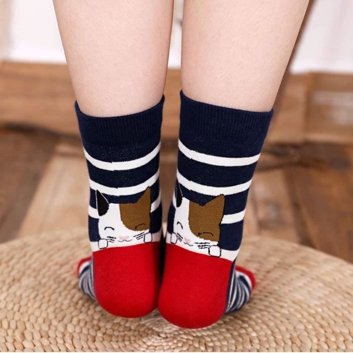 Chaussette femme deals coton fantaisie