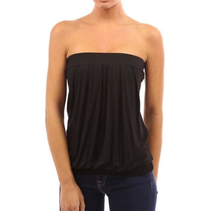 Tee shirt bustier sans bretelles store