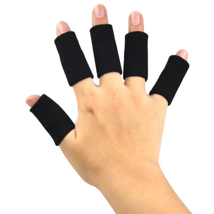 TRIXES 10 protège-doigt élastiques, protection de doigts avec