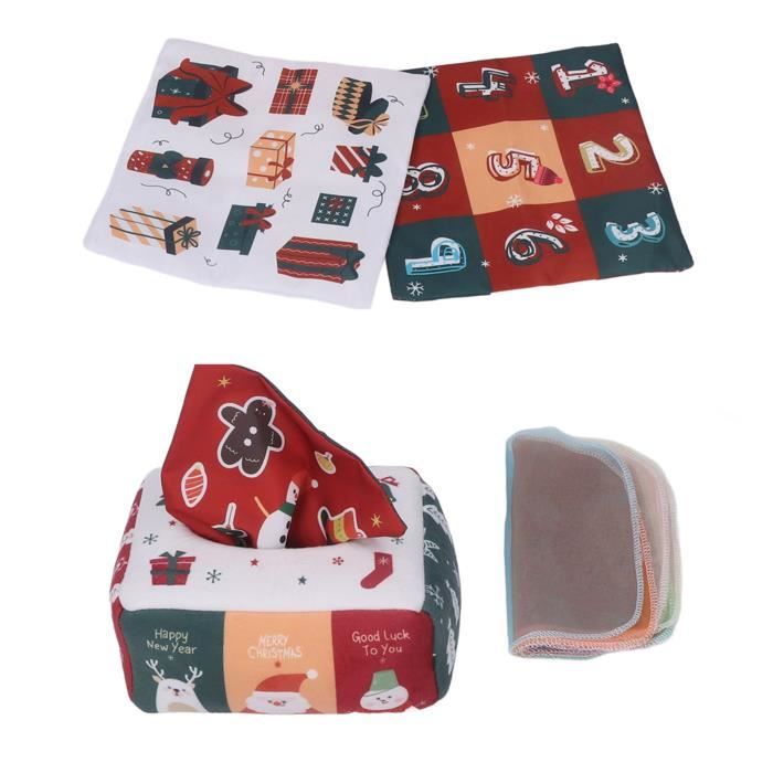 Boîte à mouchoirs sensorielle Montessori pour bébé de 6 à 12 mois